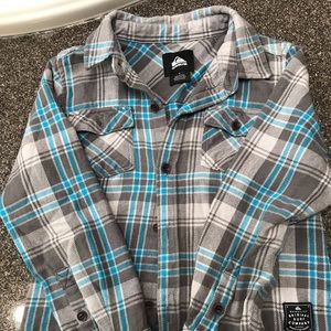 Quicksilver size 7 flannel